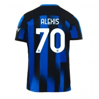 Inter Milan Alexis Sanchez #70 Hjemmebanetrøje 2023-24 Kortærmet